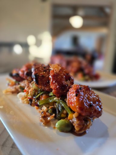 Crispy chicken karrage