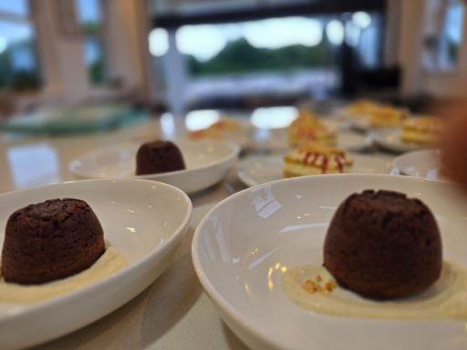 Chocolate fondant & creme